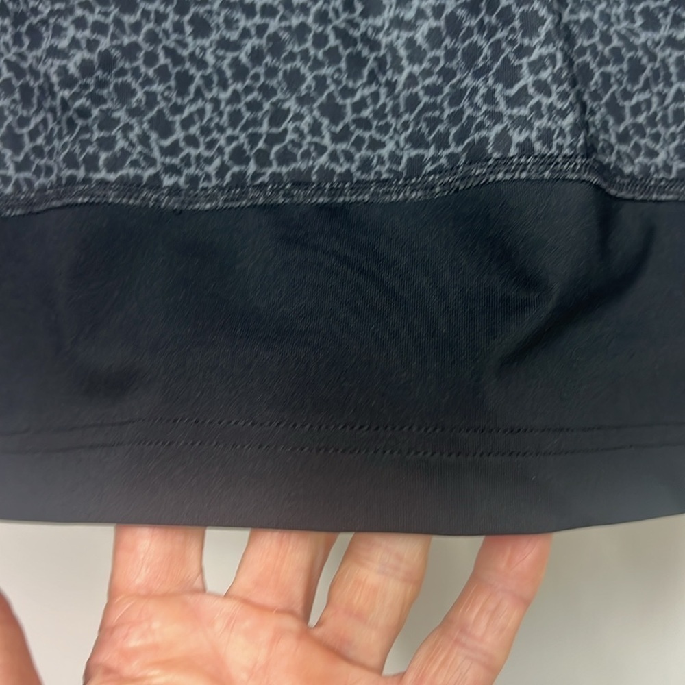 76. Columbia Whispering Lakes Skort Skirt, Black Gray Animal Active, UPF 50 Sz S - Picture 6 of 9